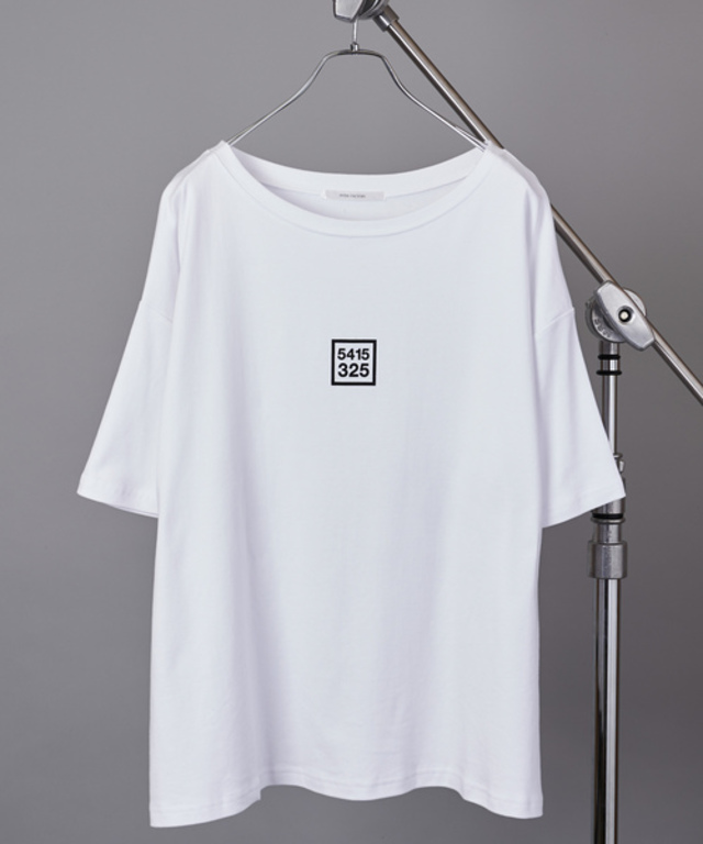 WEARISTA Deco × INTER FACTORY　ロゴプリントビッグTシャツ
