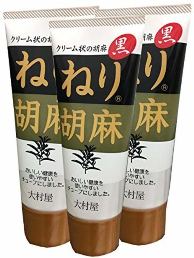 ねり胡麻 (黒) チューブ入り（160g×3本）