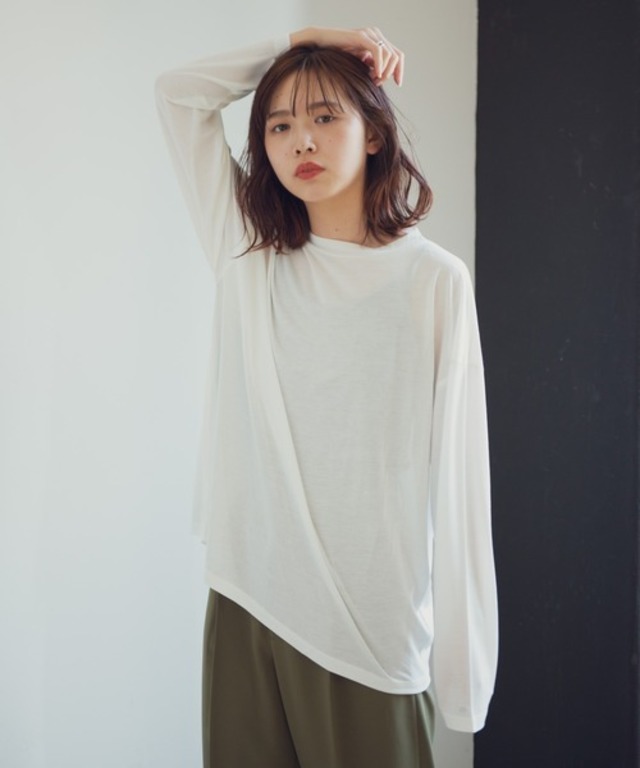 シアーL/S カットソー