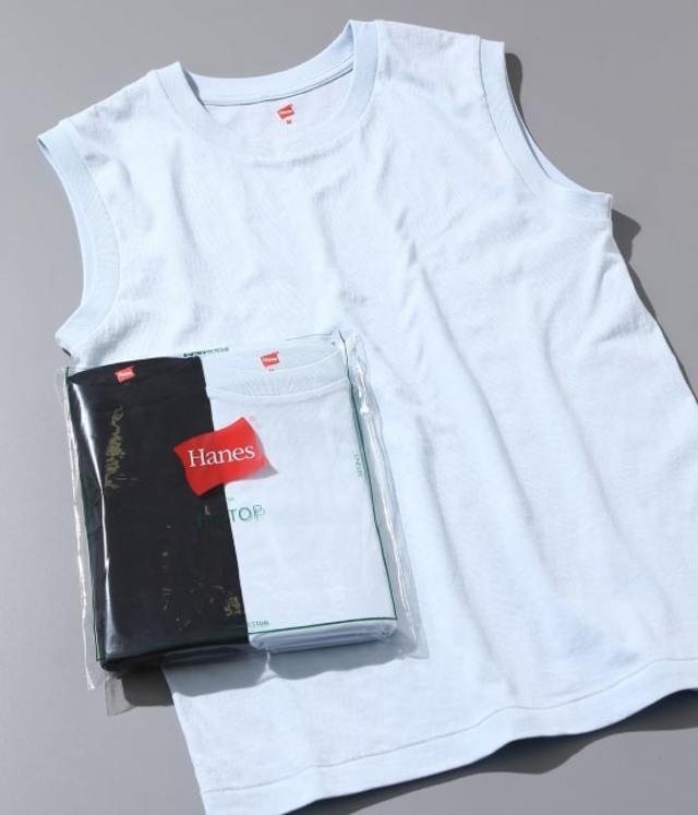 【Hanes for BIOTOP】Sleeveless T-Shirts