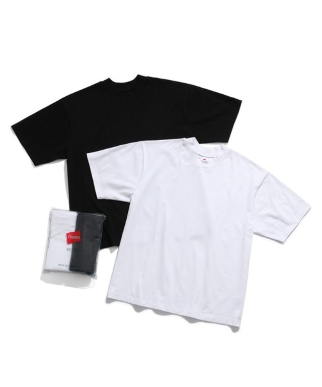 MOCK NECK PAC T-shirts(2pcs)