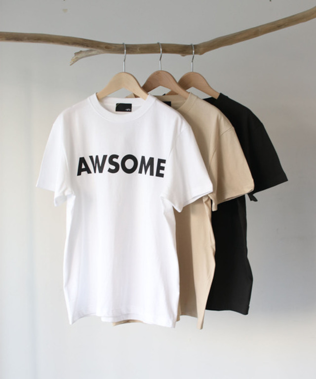 1975 TOKYO 'Awsome'ロゴ半袖Tシャツ