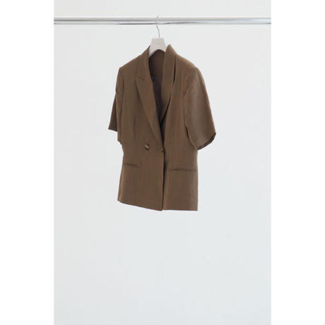 Linen HandStitch Jacket_brown