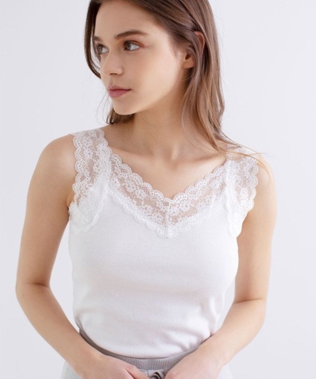 EVEYU lace-shoulder 2way inner