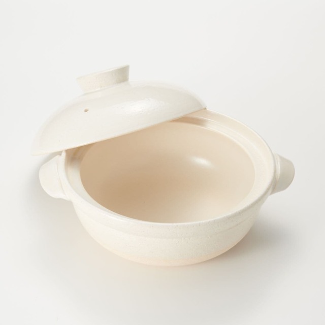 土鍋 白釉（２〜３人用・約1600ml）