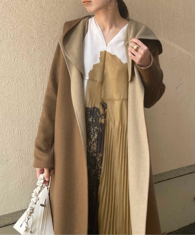 送料無料（沖縄は1000円) Ameri 4WAY REVERSIBLE COAT - ロングコート