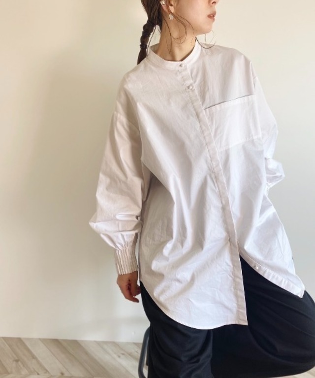 WEARISTA RIKA × INTER FACTORY　ピンタックドレスシャツ
