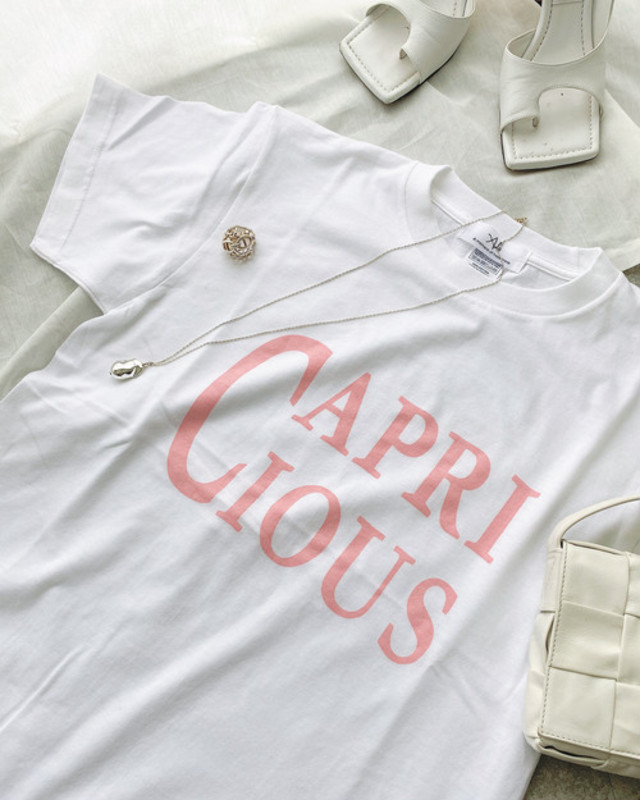 CAPRICIOUS T-shirt・PINK