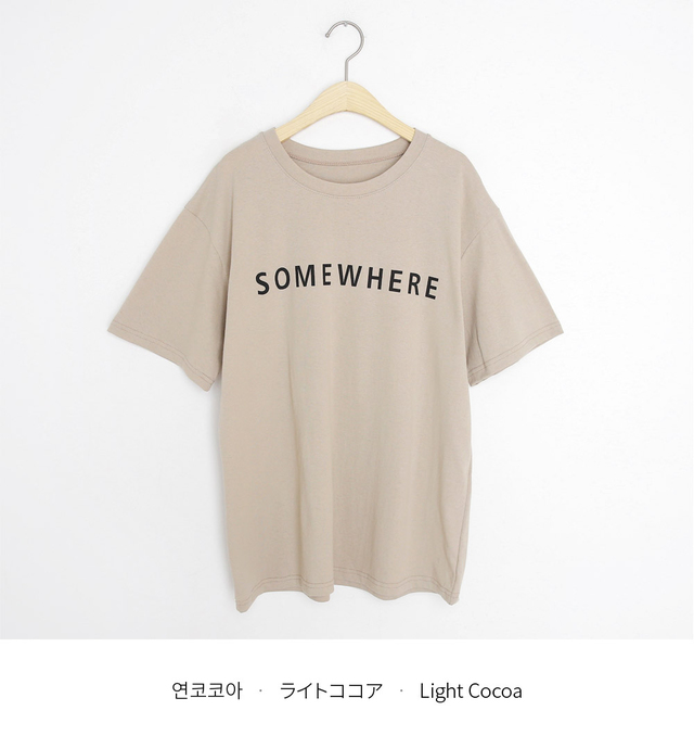 SOMEWHERE半袖Tシャツ