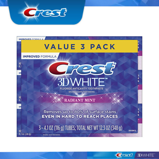 3D White Radiant Mint 4.1oz　pack of 3