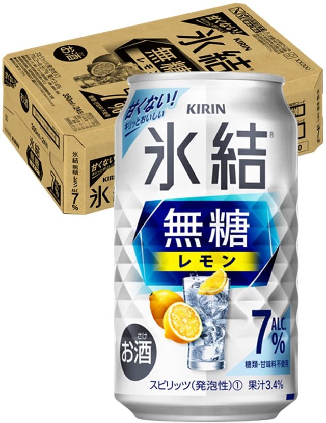 氷結®無糖 レモン Alc.7% [ チューハイ 350ml×24本 ]
