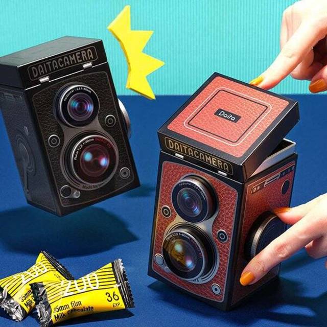 レフレックスカメラ缶チョコレート