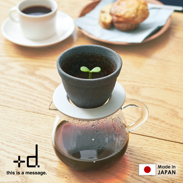 +d Kinome Ceramic Coffee Filter キノメ セラミックコーヒーフィルター 木の芽 癒しのコーヒ
