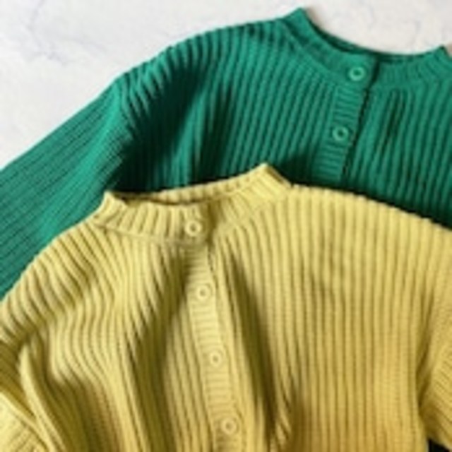 bulky knitting 2way cardigan
