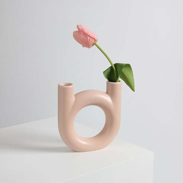 2color modern vase