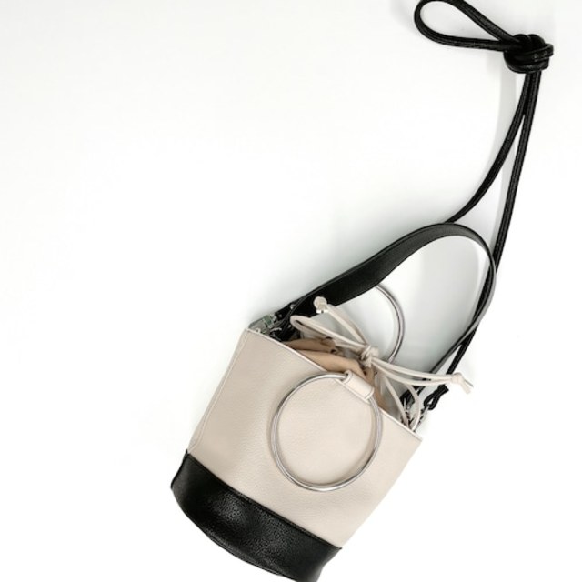 bucket ring bag. by color.