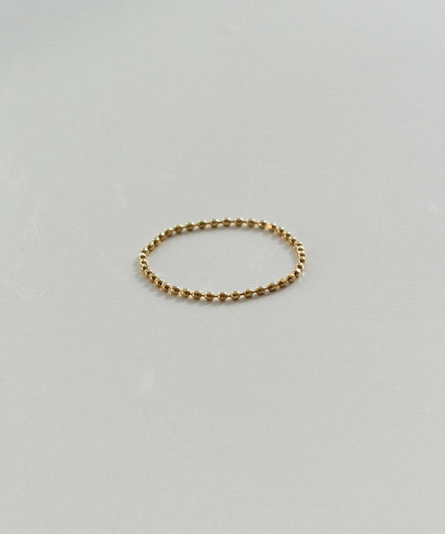 ring-a02093　K18 Ball Chain Ring