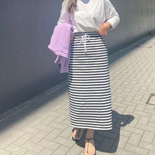 border narrow skirt