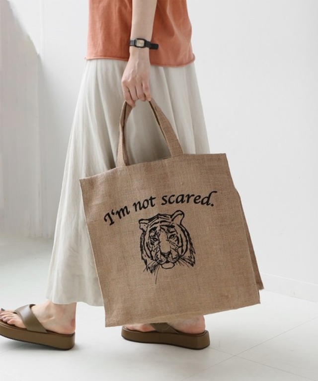 Jute print TOTE SPECIAL：トートバッグ