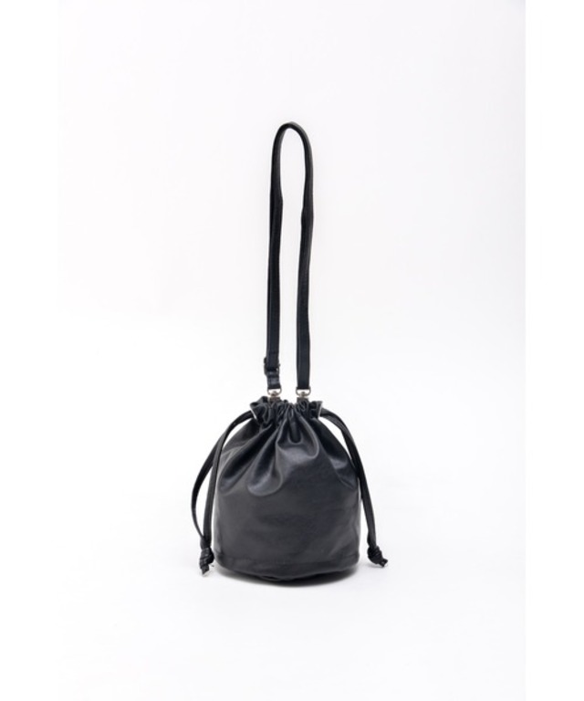 Rename ソフトフェイクレザー 巾着ショルダーバッグ