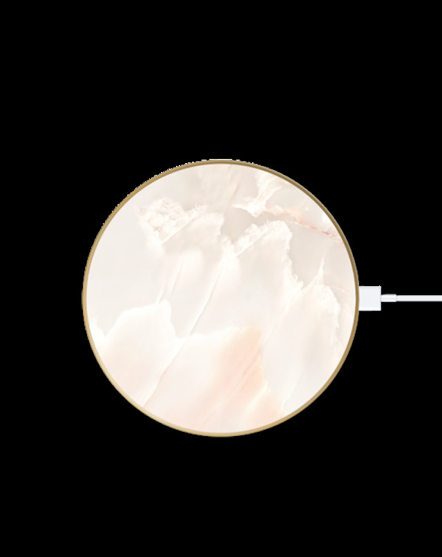 Wireless Charger Rose Pearl Marble