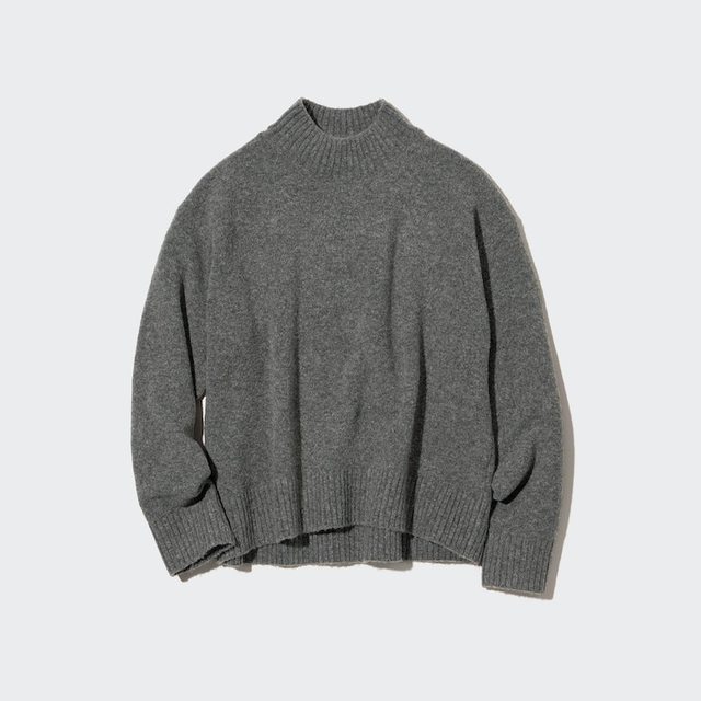 スフレヤーンモックネックセーター