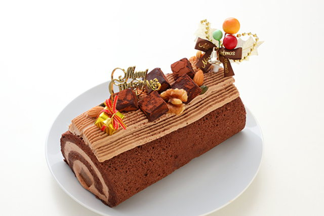 とろける生チョコまるごと！ クリスマスノエル 17×8cm クリスマス2022