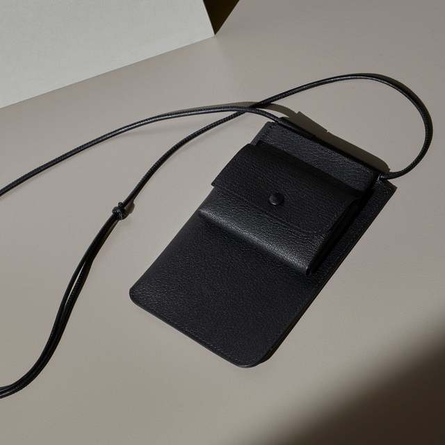 Phone shoulder wallet - Black
