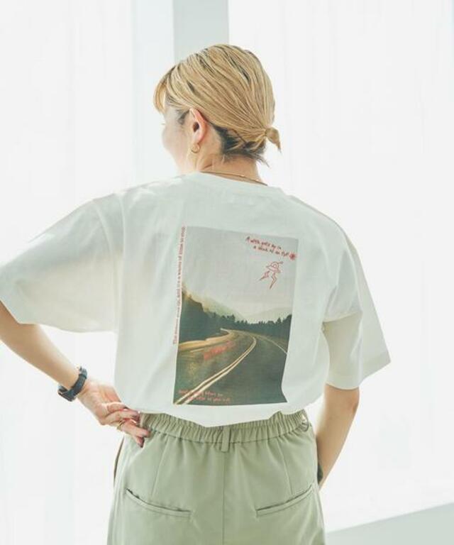 ロードフォトプリントTシャツ