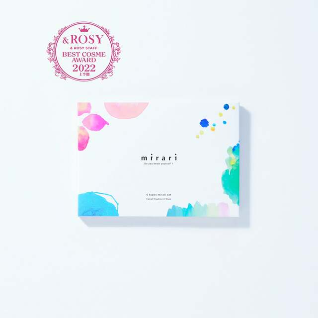 6 types mirari set Facial Treatment Mask