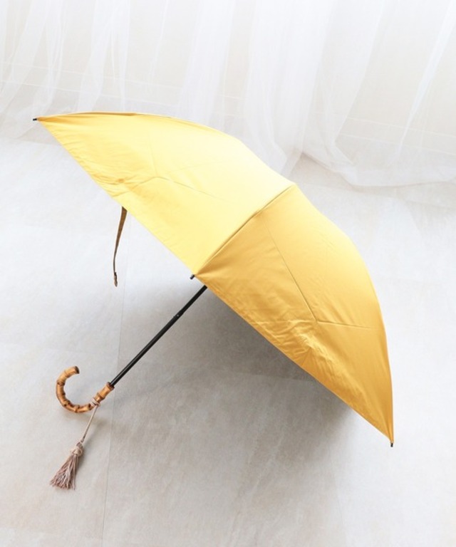 折りたたみ日傘 完全遮光100％ 晴雨兼用 竹ハンドル