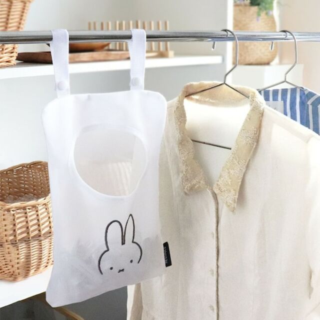 miffy ミッフィー ピンチ収納バッグ（顔だけミッフィー）