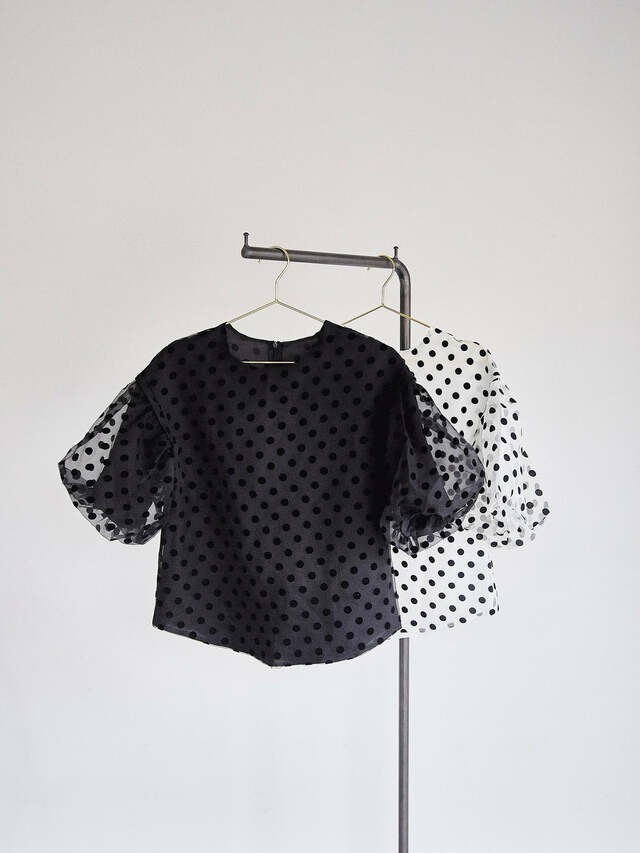 AMERI DOT TULLE TOPS