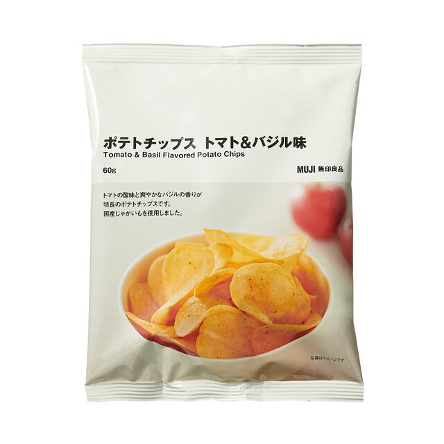ポテトチップス　トマト＆バジル味（60ｇ）