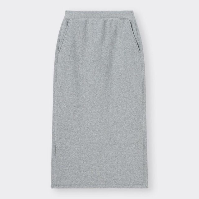 ヘビーウェイトスウェットナローロングスカート（丈標準82.5～89.5cm）（セットアップ可能）
