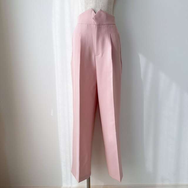 waist design pants（pink）