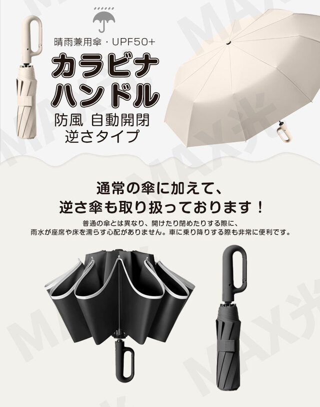 折りたたみ傘 逆折りタイプSサイズ
