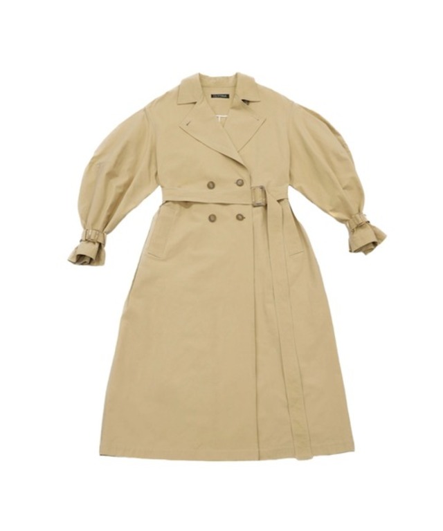 Volume trench coat