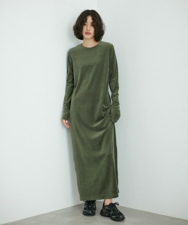 ベロア BOTANICAL DYED DRESS