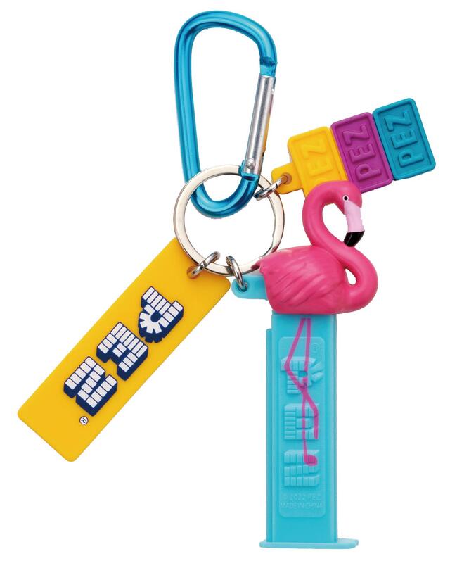 PEZ Key Charm (Flamingo)