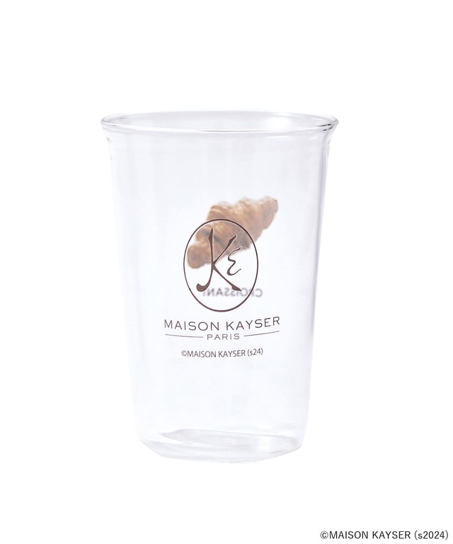 ガラスタンブラー：470ml／MAISON KAYSER