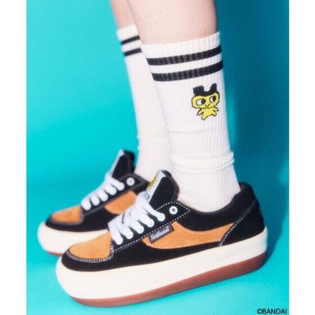 【たまごっち×CANDY STRIPPER】まめっち＆みみっち RIB SOCKS