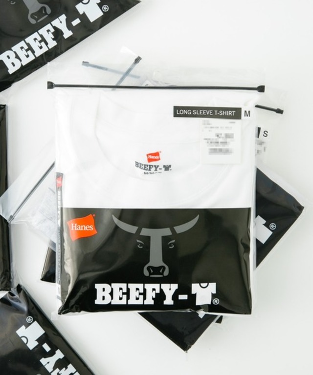 HANES 【HANES/ヘインズ】BEFFY LONGSLEEVE TEE