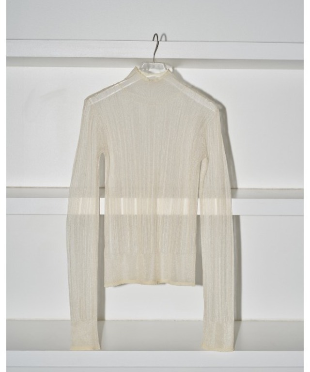 Sheer Randomrib Knit