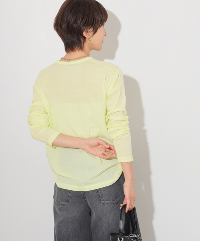 JOURNAL STANDARD relume 《再入荷！》通年使える優秀アイテム。シアークルーネックロングTシャツ