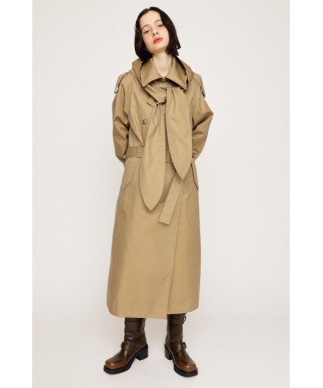 【2025SS】 HOODED OVER TRENCH COAT フーディド オーバー トレンチコート