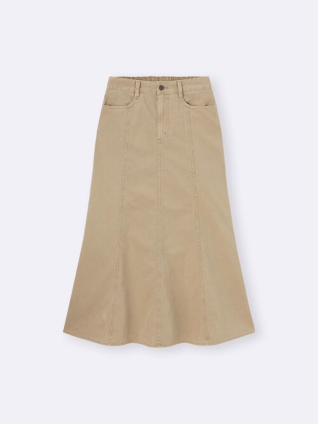 フレアマキシスカート(丈標準）