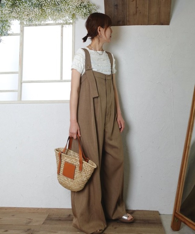 【CORNERS by KR】ワイドサロペット