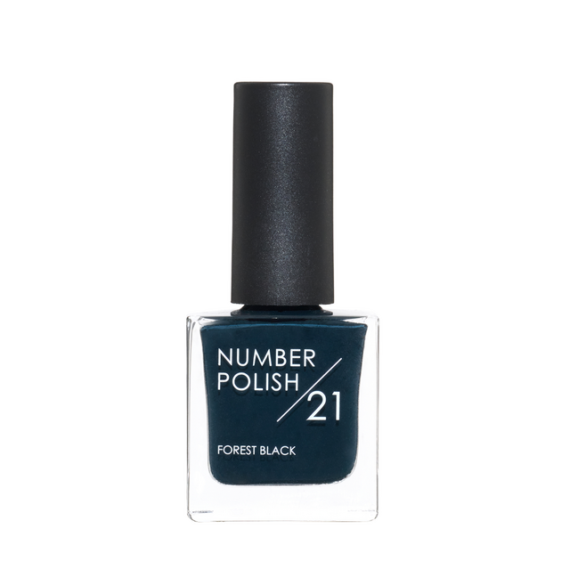 NUMBER POLISH 21 Forest Black