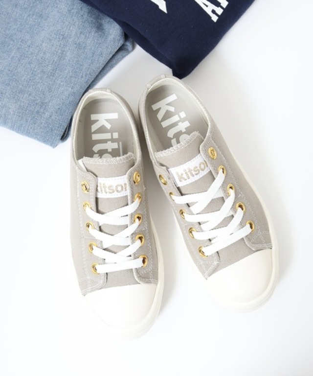 KITSON KITSON キットソン 超軽量 撥水 ローテク 2WAY ローカットキャンバススニーカー